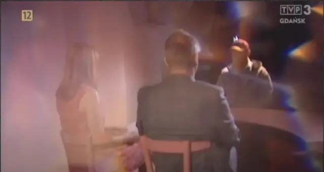 Кадр з телепрогами, в якій зʼявився Кароль Навроцький 