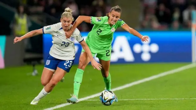 نیجریه با حضور پلامپتر در یک‌هشتم نهایی جام جهانی ۲۰۲۳ با انگلیس بازی کرد