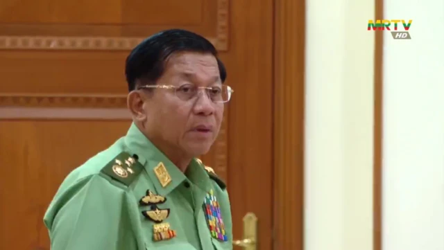 ဒီနေ့ကျင်းပတဲ့ ကာကွယ်ရေးနဲ့လုံခြုံရေးအစည်းအဝေးပွဲမှာတွေ့ရတဲ့ ဗိုလ်ချုပ်မှူးကြီး မင်းအောင်လှိုင်