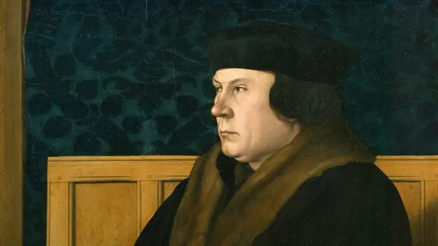 Фрагмент потртрета Томаса Кромвеля работы Ганса Гольбейна