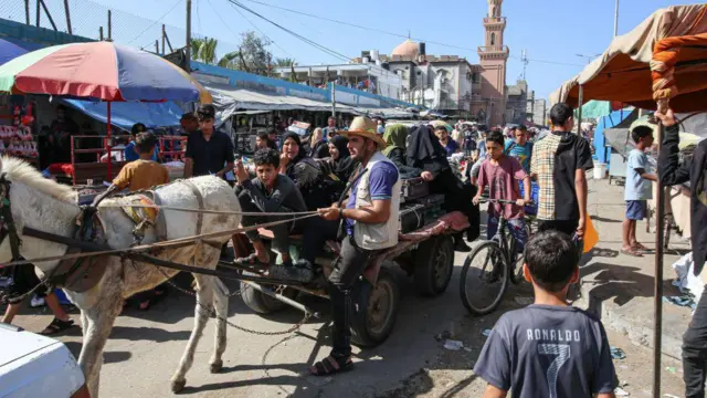 نقص الوقود في غزة دفع السكان للاعتماد على وسائل النقل بالدواب 