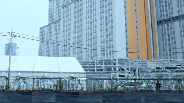 Area makan Wisma Atlet