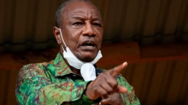 Hambararren shugaban Guinea Alpha Conde