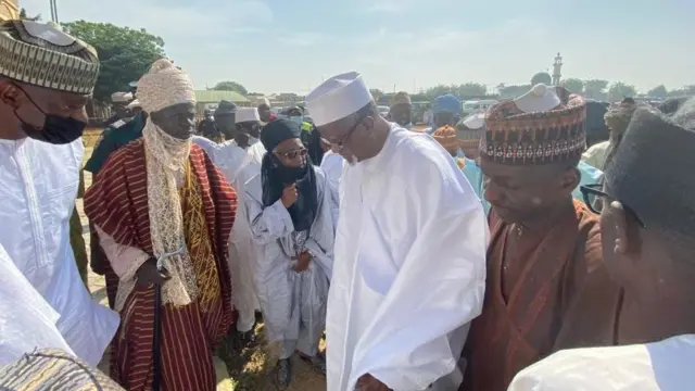 Sani Dangote burial pictures: Aliko Dangote brother funeral for Kano