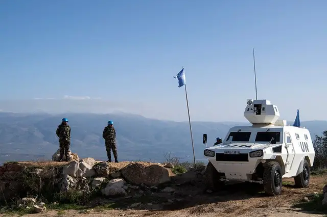 गस्तीमा खटिएका शान्ति सैनिक