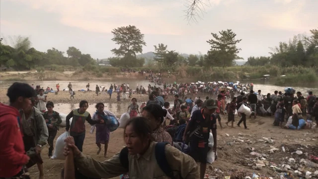 လေးကေ့ကော်တိုက်ပွဲတွေကြောင့် စစ်ရှောင်ထွက်ပြေးရတဲ့ ဒေသခံတွေ