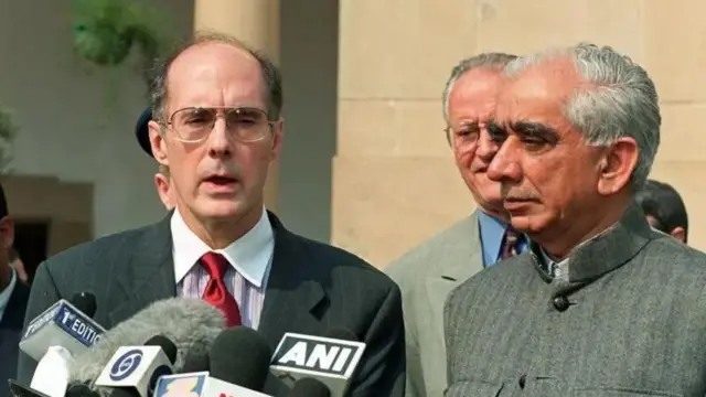 স্ট্রোব ট্যালবট ও যশবন্ত সিং - ফাইল ছবি