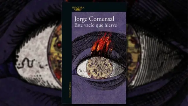 Portada de "Un vacío que hierve", de Jorge Comensal. Alfaguara.