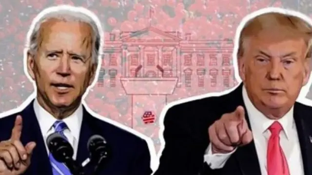 জো বাইডেন ও ডোনাল্ড ট্রাম্প।
