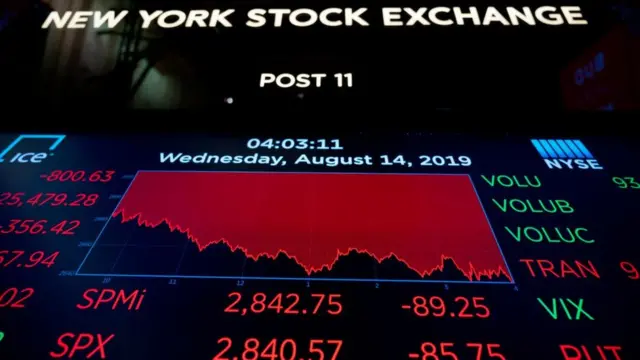 El miércoles, el Dow Jones registró su mayor caída en un día de 2019.