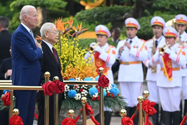 Việt Nam và Mỹ chính thức nâng cấp quan hệ lên Đối tác chiến lược toàn diện trong chuyến thăm của Tổng thống Joe Biden vào tháng 9/2023 Việt Nam và Mỹ chính thức nâng cấp quan hệ lên Đối tác chiến lược toàn diện trong chuyến thăm của Tổng thống Joe Biden vào tháng 9/2023