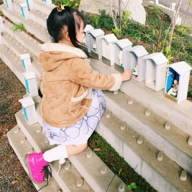 taman, kebun, keguguran, kanada, jepang, buddha