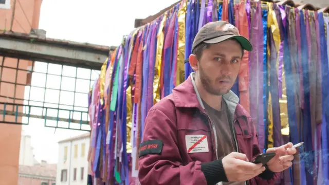 Антон Белінський на відкритті Українського павільйону