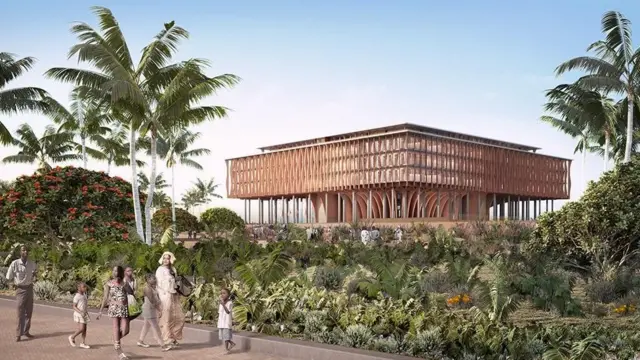 Image rendue de l'Assemblée nationale du Bénin.