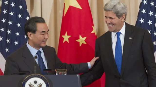 Cancilleres de China y EE.UU.