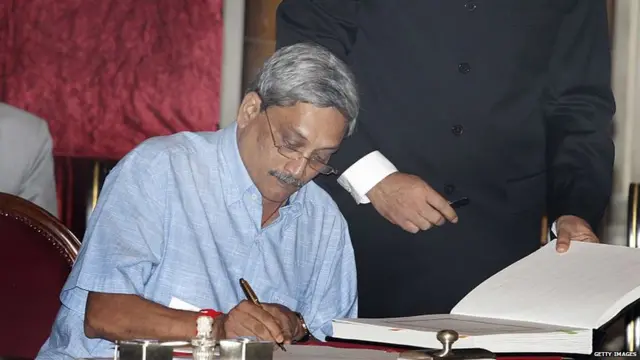 મનોહર પર્રિકરની તસવીર