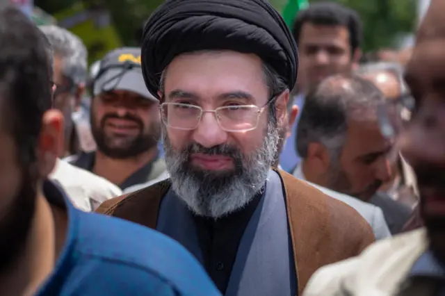Mojtaba Khamenei comparece a uma cerimônia no Dia de al-Quds em Teerã, em 31 de maio de 2019