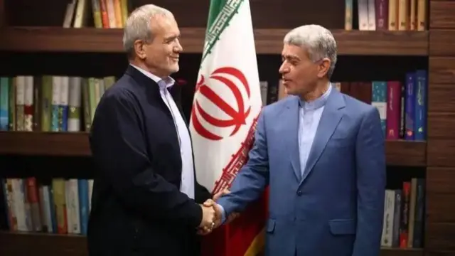 علی طیب‌نیا و مسعود پزشکیان