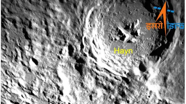 চন্দ্রায়ন-থ্রির পাঠানো চাঁদের বুকের ছবি