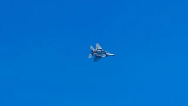 বন্দরনগরী হাইফার আকাশে ইসরায়েলি জেট