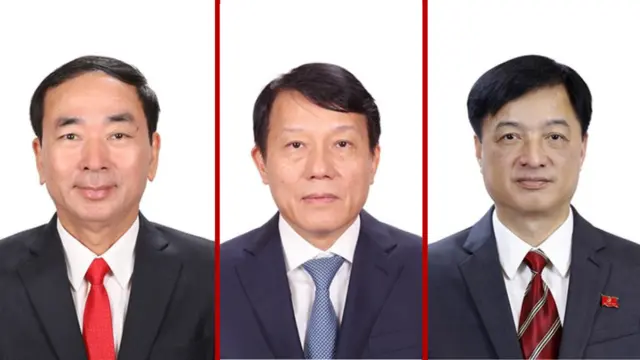 Từ trái qua: Thượng tướng Trần Quốc Tỏ, Thượng tướng Lương Tam Quang, Thượng tướng Nguyễn Duy Ngọc