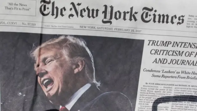 Bogga hore ee New York Times