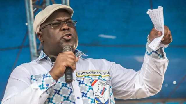 Felix Tshisekedi, kiongOzi wa chama cha Union for Democracy and Social Progress (UDPS), naye aliwasilisha makaratasi yake siku ya Jumanne.