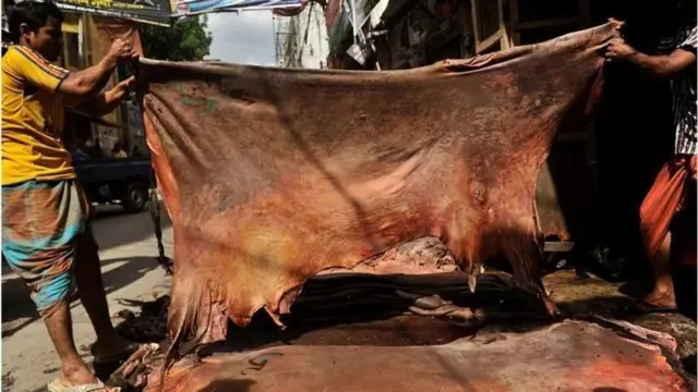 ট্যানারিতে কর্মরত শ্রমিকরা