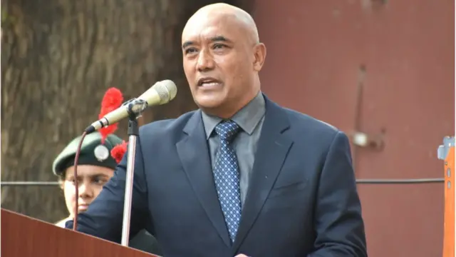 Colonel Sonam Wangchuk, a retired Indian Army soldier, who fought against Pakistani intruders in the year 1999 in Kargil, Indian-administered Kashmir.