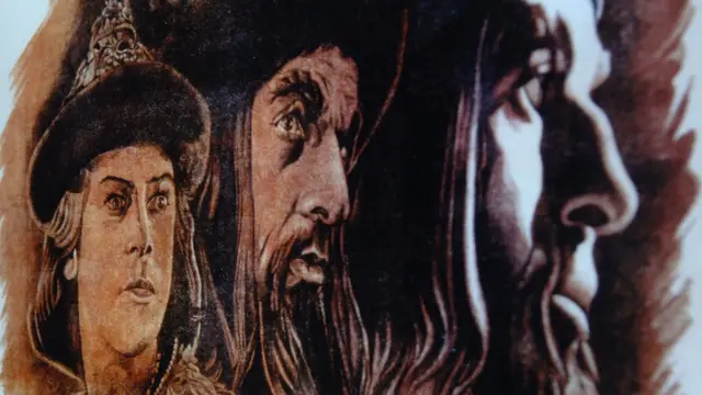 Афиша советского фильма "Иван Грозный"