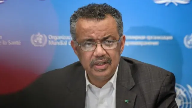 जागतिक आरोग्य संघटनेचे महासंचालक टेड्रोस एडहेनम