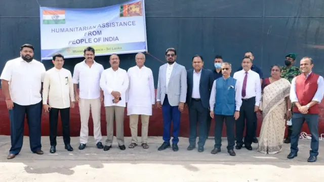 இலங்கைக்கு வந்த இந்தியாவின் நிவாரணப் பொருட்கள்