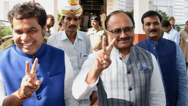 श्रीकांत शर्मा और सिद्धार्थ नाथ सिंह