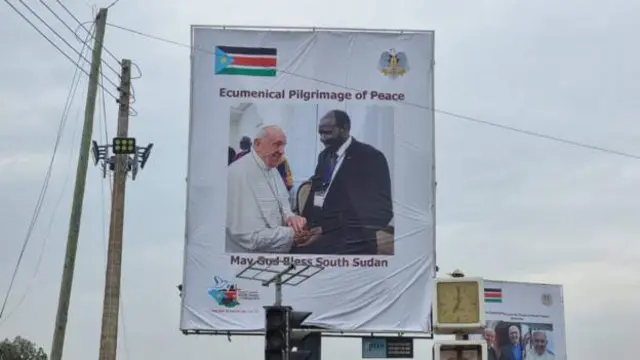 Papa Francis na Slava Kiir