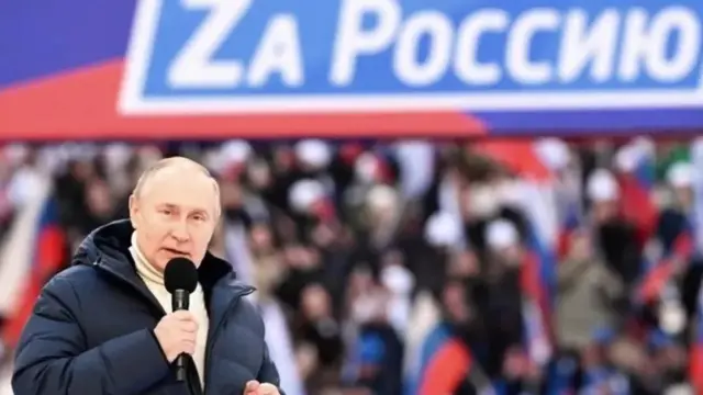 بوتين يحتفل بالذكرى الثامنة لضم شبه جزيرة القرم