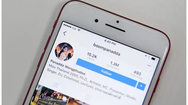 อินสตาแกรมของบุ๋ม