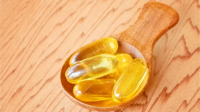 Cápsulas de omega 3.