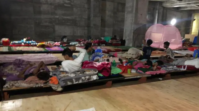 လားရှိုးမြို့က စစ်ဘေးရှောင်စခန်းတစ်ခု