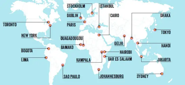 Miji 22 ilishirikishwa