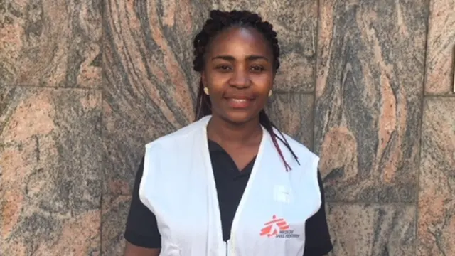 Nnenna Ejimofor wey dey work wit Doctors Without Borders