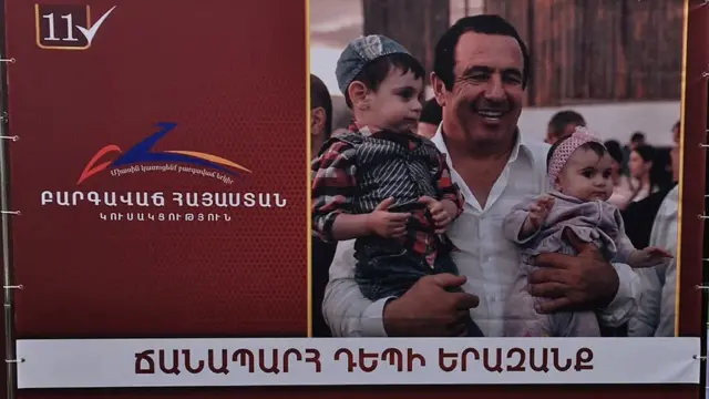 Ermənistanın ən zəngin sahibkarlarlndan biri Qaqik Tsarukyanın Firavan Ermənistan Partiyası "Arzulara aparan yol" vəd edir