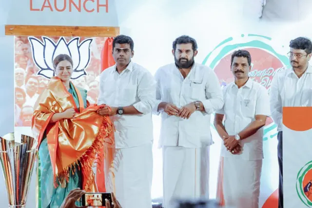 அண்ணாமலையுடன் அலிஷா