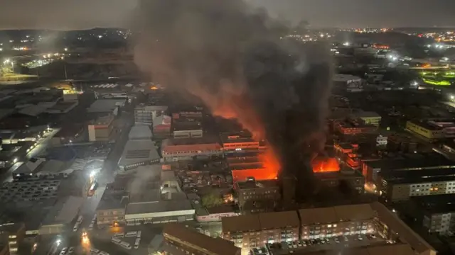 Yangının çıktığı bina