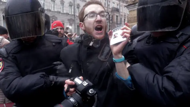 Задержание журналиста