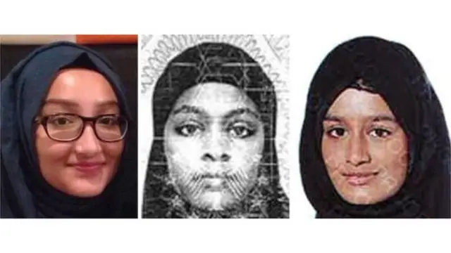 বাঁ থেকে খাদিজা সুলতানা , শামিমা বেগম ও আমিরা আবাসি