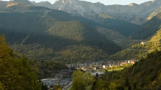 Vista aérea del Valle de Arán
