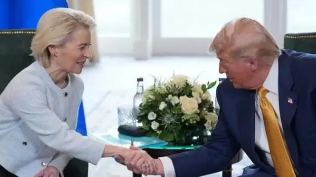 Трамп и Урсул фон дер Ляйен