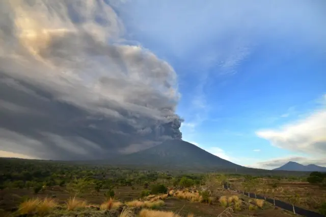 Volcan Agung en Bali