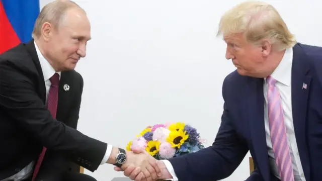 Владимир Путин и Дональд Трамп