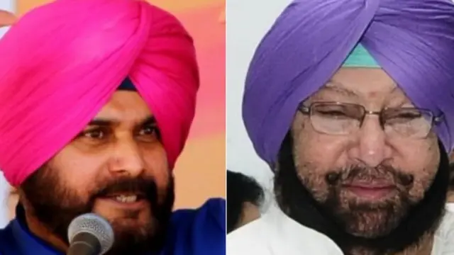 सिद्धू और कैप्टन अमरिंदर सिंह